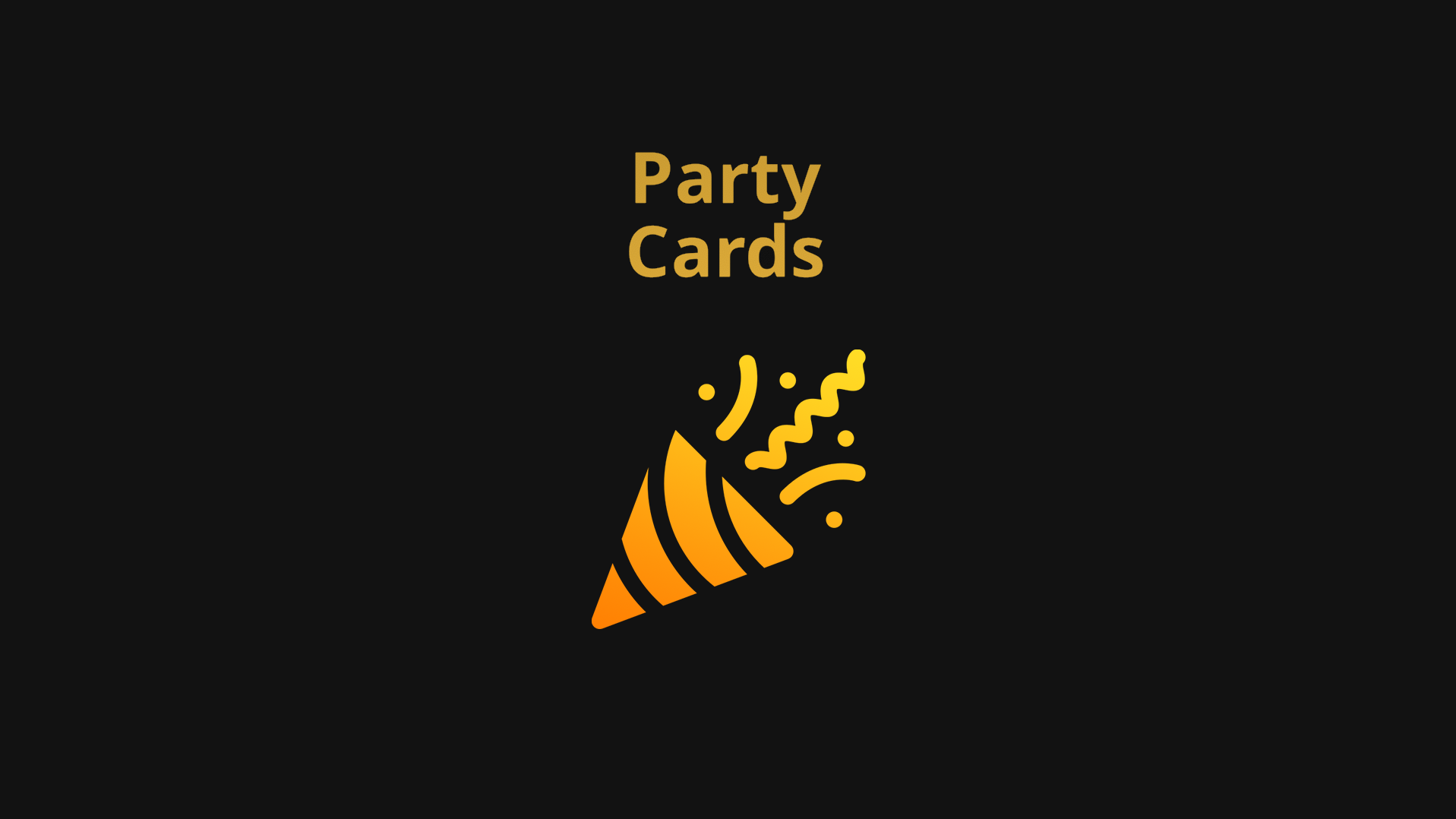 Party Cards Title